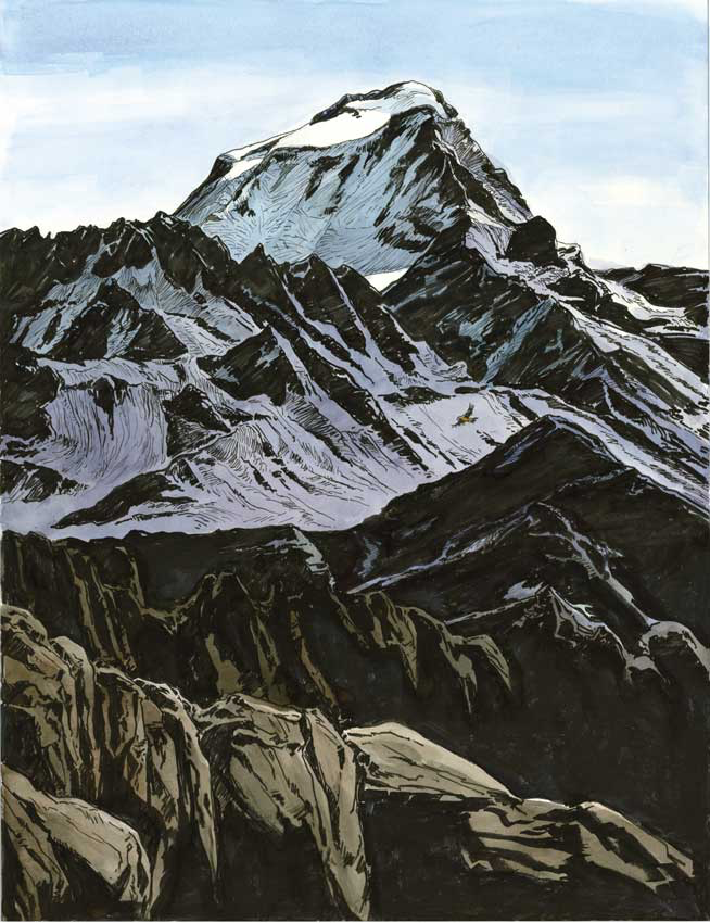 Le Grand Combin (13x18 cm)